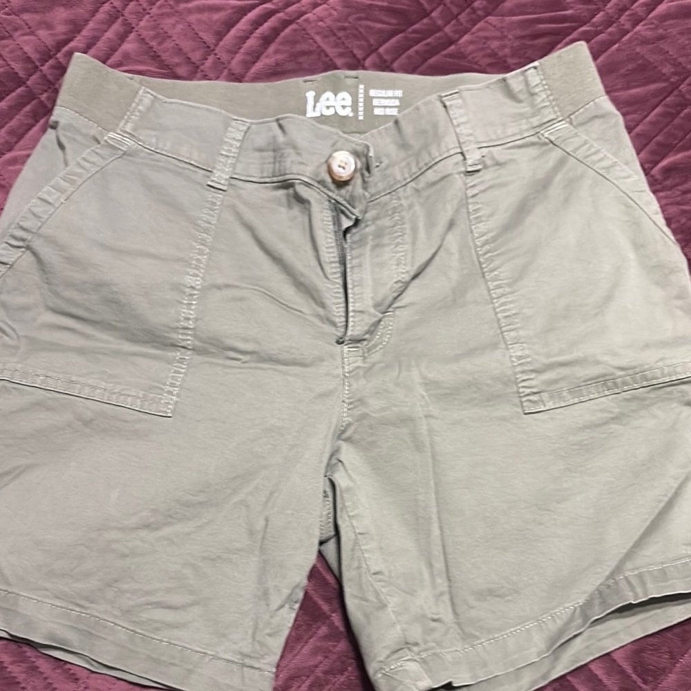Lee Green Bermuda Shorts Relaxed Fit